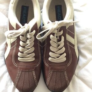 Reaction Men’s Casual Brown & Beige Shoes Size 9.5